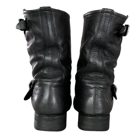 FRYE Veronica Black Leather  Short Boot Size 7.5 - Picture 9 of 12